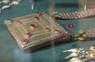 Exhibition of jewelry in the Main National Museum of Turkmenistan