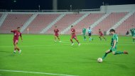 Photo report: Friendly match of the Olympic team of Turkmenistan against Qatar