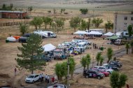 The national team of Turkmenistan at the rally-raid Silk Way in Russia