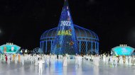 Photoreport:central New Year trees were lit in all velayats of Turkmenistan