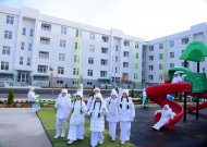 Opening ceremony of new buildings of Gurtly residential complex was held in Ashgabat