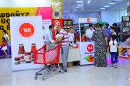 Fotoreport: Tasting of TERi Foods products in the Bagtyyarlyk shopping center