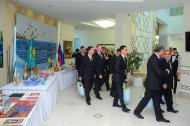 An exhibition dedicated to the beauty of the nature of the Caspian Sea was held in Ashgabat