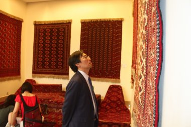 Photo: Delegates of the International Scientific Conference visited the Carpet Museum in Ashgabat