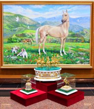 Photoreport: An exhibition dedicated to the national day of the Akhal-Teke horse was held at the State Museum of Turkmenistan