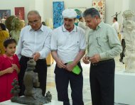 Personal exhibition of works by artists Yarmammedovs in Ashgabat