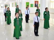 Photoreport from the opening of secondary school No 39 in Lebap velayat