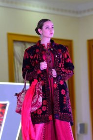 A display of national clothes was held in Turkmenabad