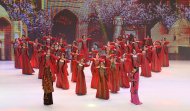 A concert took place at the Ashgabat Mukams Palace