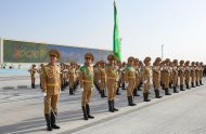 Parade in honor of the 31st anniversary of the independence of Turkmenistan was held in Turkmenistan