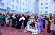 Opening ceremony of new buildings of Gurtly residential complex was held in Ashgabat