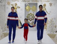 Photoreport: New Year's show of the Winter clothing collection was held in Ashgabat