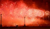 Photos of the festive concert and fireworks in honor of the Independence of Turkmenistan