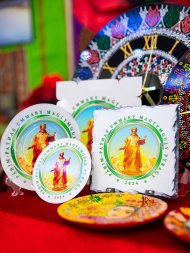 Turkmen fashion and products of entrepreneurs at the last exhibition UIET-2024