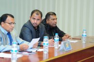 Photo report: Meeting of representatives of the national teams of Turkmenistan and Sri Lanka before the match of WCQ 2022