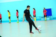 Photo report: Teams from Ashgabat and Ahal played in the final of the Futsal Cup of Turkmenistan among women's teams