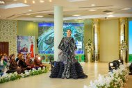 A show of women's clothing from leading national designers took place at the Ashgabat Fashion House