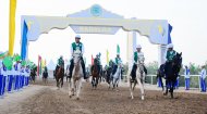 Photoreport: an equestrian marathon took place in the Ak-Bugday district of the Akhal velayat