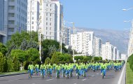 Fotoreportaž: Aşgabatda Bütindünýä welosiped güni mynasybetli köpçülikleýin welosipedli ýöriş geçirildi