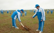 Фоторепортаж: Президент Туркменистана дал старт новому этапу реализации озеленительной программы 