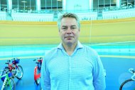 Photo report: French cyclist Frédéric Magné visited the Ashgabat Velodrome