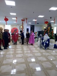 Photo report: New Year's Eve party for elderly people in Ashgabat