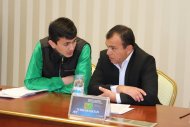 Photo report: Meeting of representatives of the national teams of Turkmenistan and DPR Korea before the match of WCQ 2022