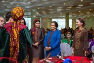 A show of women's clothing from leading national designers took place at the Ashgabat Fashion House