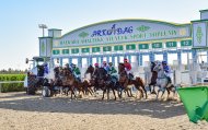 Celebratory horse races took place in Turkmenistan in honor of the 32nd anniversary of independence