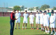 Photoreport: BAE-de Türkmenistanyň futbol toparynyň türgenleşik lagerleri