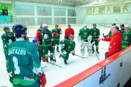 Photo report: Training of the Turkmenistan national ice hockey team led by Sergei Nemchinov