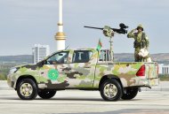 Photos: Military parade in honor of the 30th anniversary of independence of Turkmenistan