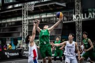 Fotoreportaž: 3x3 basketbol boýunça Aziýanyň kubogyndaky Türkmenistan - Koreýa Respublikasy duşuşygy