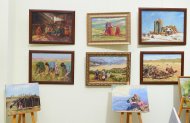 An exhibition of artists from Iran and Turkmenistan has opened in Ashgabat