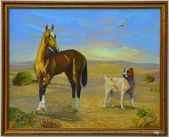 Exhibition-competition in honor of the Ahal-Teke Horse holiday  in Ashgabat