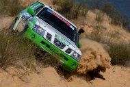 The national team of Turkmenistan at the rally-raid Silk Way in Russia