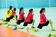 Photo report: Teams from Ashgabat and Ahal played in the final of the Futsal Cup of Turkmenistan among women's teams