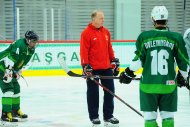 Photo report: Training of the Turkmenistan national ice hockey team led by Sergei Nemchinov