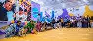 KidsExpo: çagalaryň arasynda geçirilen emedeklemek yaryşy