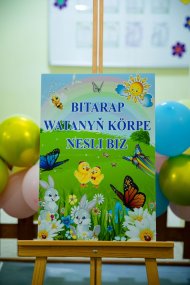 A drawing competition was held in the Ashgabat kindergarten 