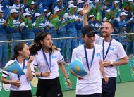 Aşgabatda tennis boýunça Merkezi Aziýanyň çempionatynyň ýapylyş dabarasy geçirildi