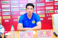 Photo report: Press conference of FC Altyn Asyr and FC Dordoi before the match of the 2019 AFC Cup