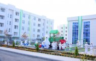 Opening ceremony of new buildings of Gurtly residential complex was held in Ashgabat