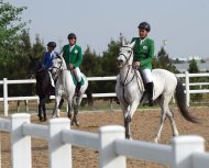 Show jumping competitions were held in Ashgabat