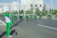 Ashgabat hosts mass bike ride timed to coincide with World Bicycle Day