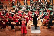 Fotoreportaž: Aşgabatda Türkiýäniň güni mynasybetli bilelikdäki türkmen-türk konserti geçirildi.