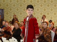 A show of women's clothing from leading national designers took place at the Ashgabat Fashion House