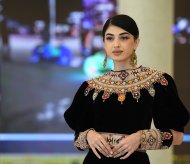 A show of women's clothing from leading national designers took place at the Ashgabat Fashion House