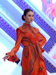 Exhibition of the shopping complex dedicated to the Day of the Turkmen Carpet in Ashgabat