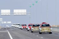 The second part of the Ashgabat-Turkmenabat high-speed highway opened in Turkmenistan